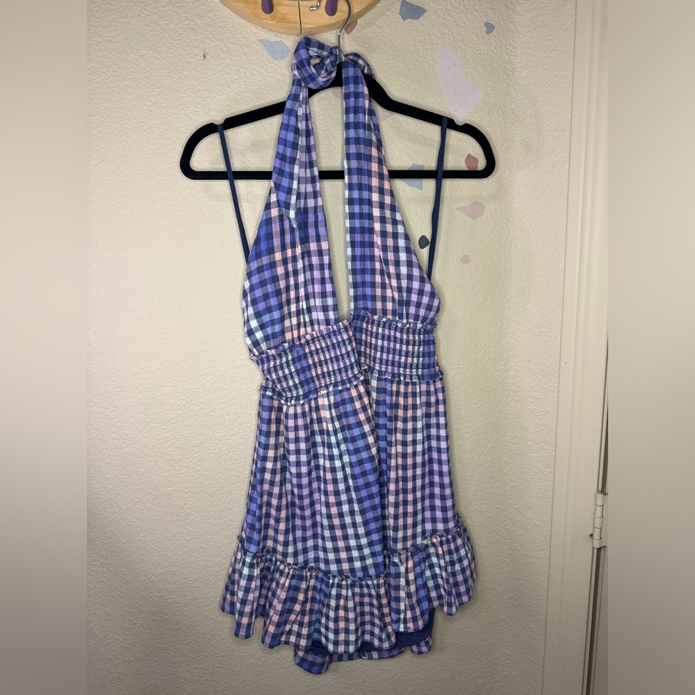 Women’s Medium Aerie Multicolored Halter Dress